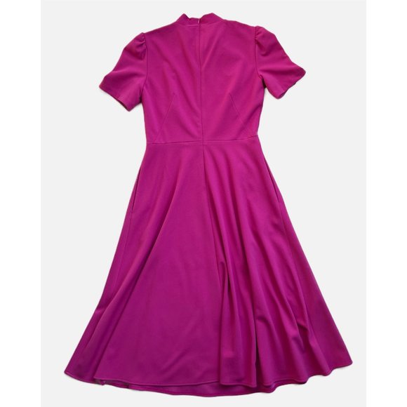 Elegant Purple Midi Dress - Picture 3 of 10